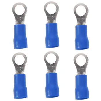 

25pcs Insulated Crimp Ring Terminal Wire Connector 16-14AWG M8