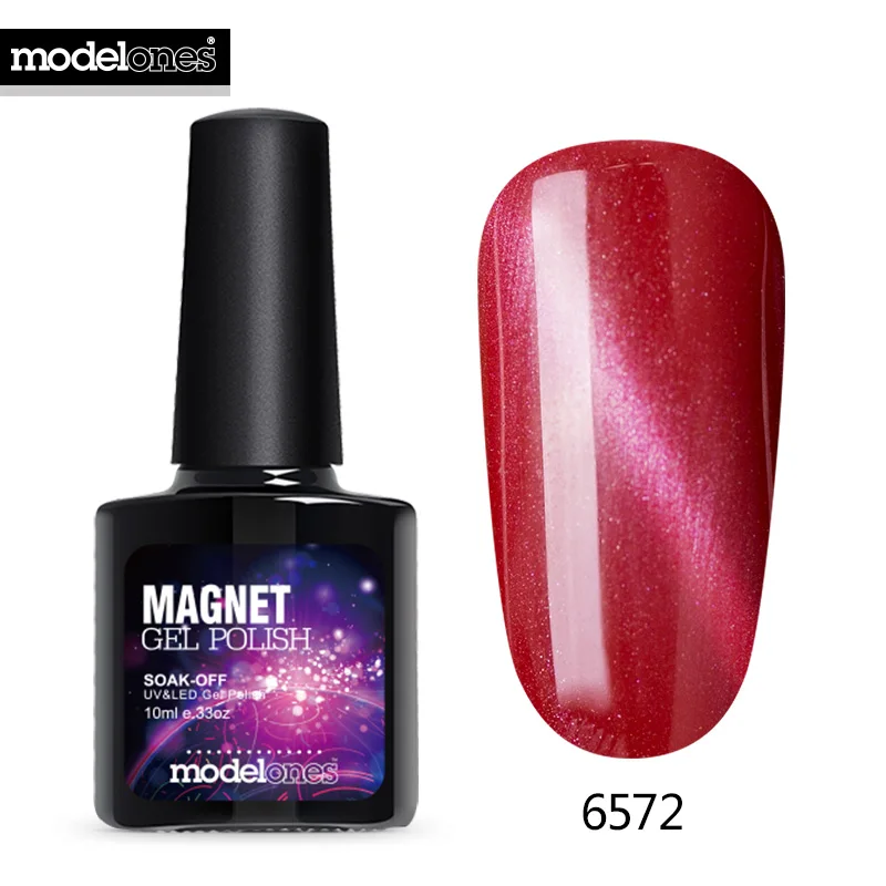 Увлажняющий УФ гель Modelones beauty Магнитный Гель лак для кошачьих глаз|gel lacquer|soak offcat eye