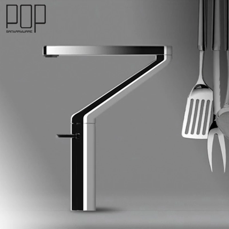 

Free Shipping contemporary stye Hot Sale Kitchen Faucet Swivel Spout Sink Tap Deck Mounted Chrome Kitchen Mixer Tap
