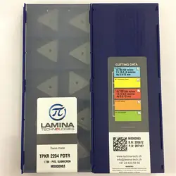 TPKR2204PDTR LT30, оригинальный LAMINA ЧПУ лезвия карбида insert станок инструмента 10 шт./лот TPKR 2204 PDTR LT30