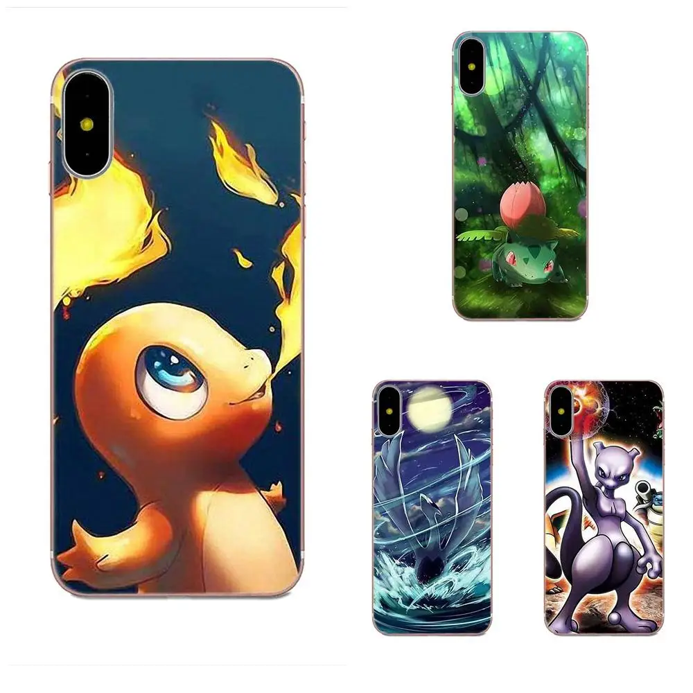 

For Xiaomi Redmi Mi Note 7 8 9 SE Pro Lite Go Play Fashion Design Skin Thin Pc Cell Case Pokemons Bulbasaur Go