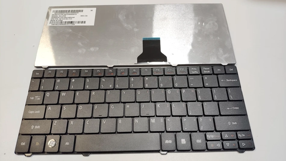  UK US WB Laptop keyboard for Acer Aspire one 751 751H 721 3935 3936 ZA3 1810T Black keyboard UK US 