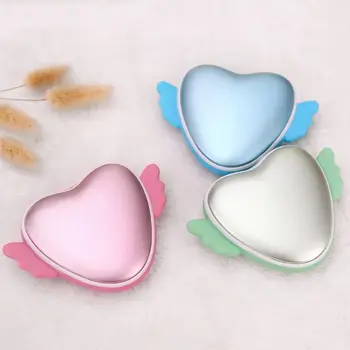 

Free_on Heart Shape Angel Hand Warmer Portable USB Charging Heater Small Handy Pocket