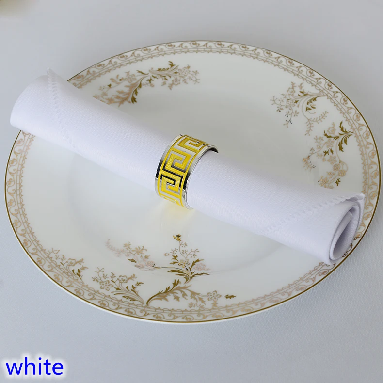 Салфетка цвета шампанского Обычная Полиэстеровая салфетка для свадьбы отеля и украшение стола ресторана, устойчивая к морщинкам и пятнам