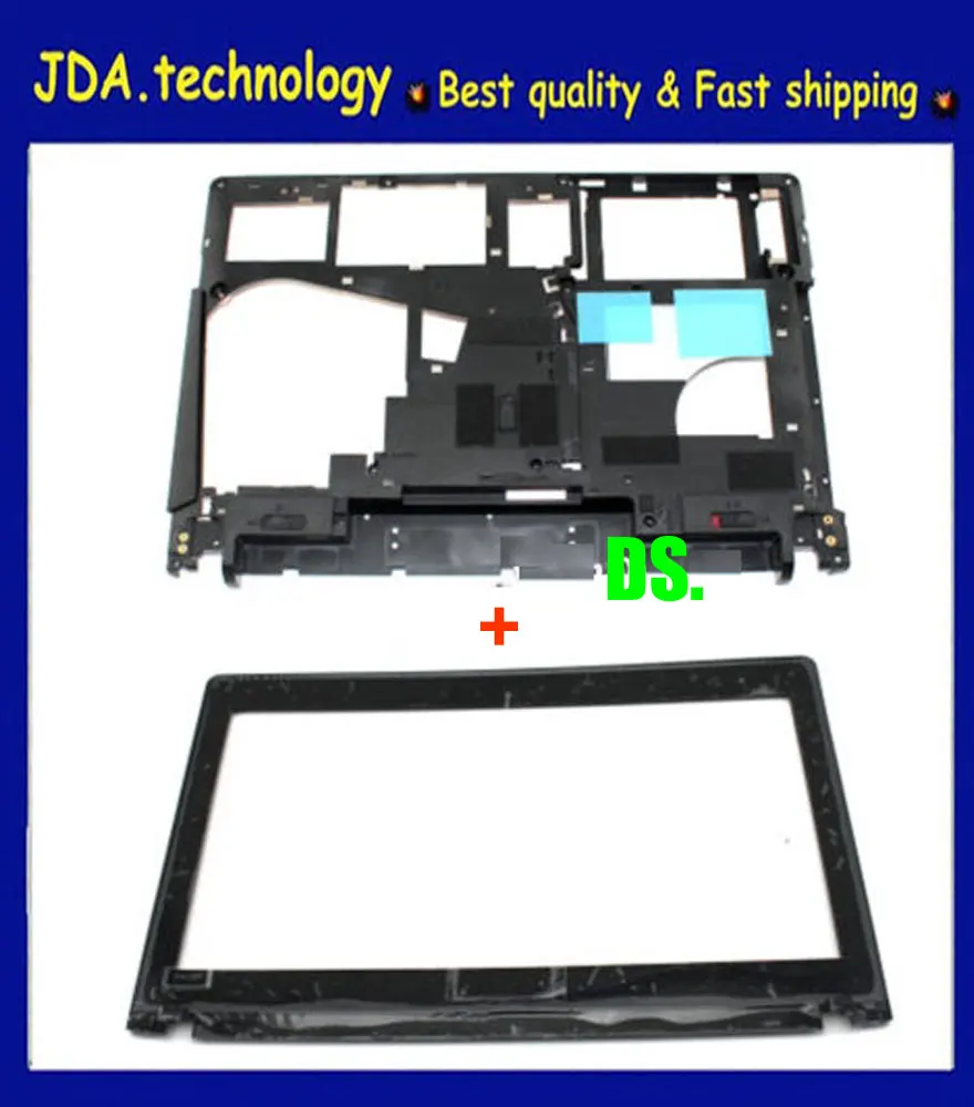 Компания wellendorff ЖК-дисплей ободок крышки и нижняя крышка для Lenovo IdeaPad Y400 y410p Y410 дно База крышка и ЖК-дисплей спереди ободок