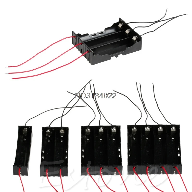 Пластиковый Чехол для аккумулятора 1 4x18650 без аккумулятора|battery holder storage box|battery