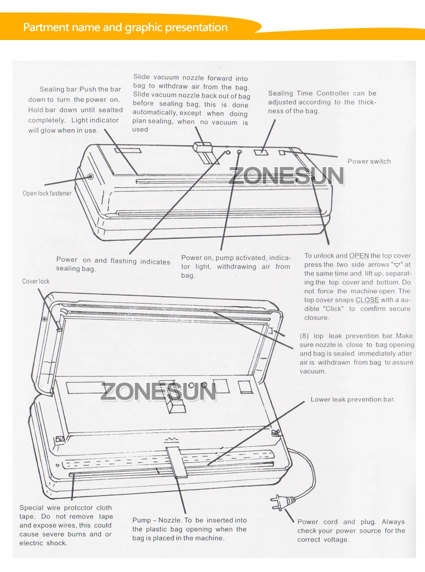 ZONESUN DZ-300A запайки вакуумный упаковщик пищевая вакуумная пластиковый мешок алюминиевые мешки вакуумный упаковщик упаковочная машина