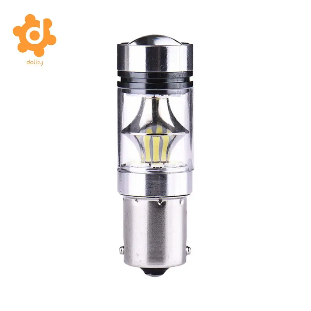 Baoblaze 2 Pieces Car 1156 BA15S 100W LED Lights Turn Signal Reverse Bulb 6000K White