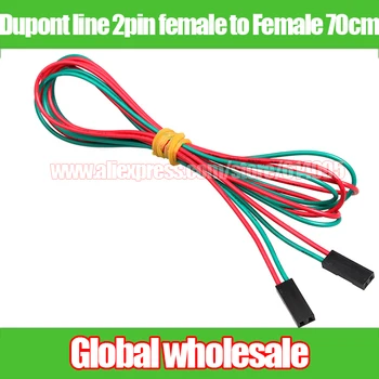 

30pcs 2pin DuPont line cable 70cm female to female / 2P female - female breadboard line jumper for arduino