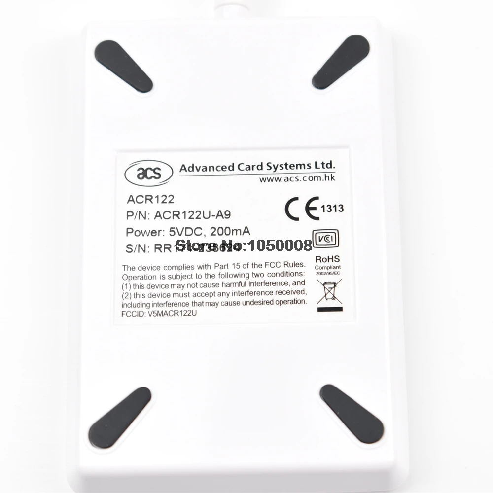 USB ACR122U-A9 NFC Reader Writer duplicator RFID Smart Card + 5pcs UID changeable Cards + 5pcs UID keyfob +1 SDK CD