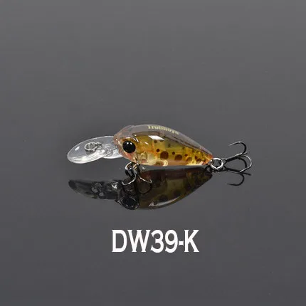 TSURINOYA для рыбалки приманки DW39 35mm3. 8 г мини-приманка жесткая искусственный глубина погружения приманки: 1,6-2,0 м - Цвет: DW39 K