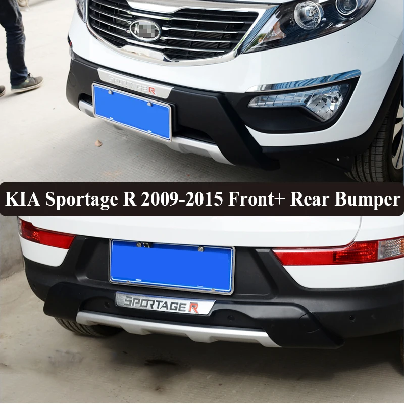 Fit For KIA Sportage R 20092015 Front+ Rear Bumper Diffuser Bumpers Lip Protector Guard skid