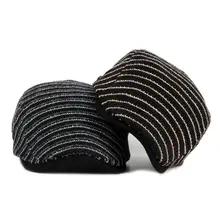 Брендовые Модные Винтажные полосатые осенне-зимние солнцезащитные головные уборы для мужчин и женщин, повседневные Хлопковые женские береты высокого качества, Кепка на плоской подошве