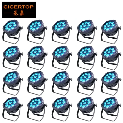 

20pcs/lot 9x18W Wireless dmx Battery Uplighting Waterproof LED Par Can DJ Par IP65 Par Light LED Stage Lights for Wedding Party