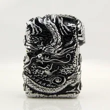 

Luxurious Vintage Kerosene Lighters Metal Heavy Armor Relievo Dragon Lighter Super Cool Gasoline Cigar Lighter Smoker Gift 9125