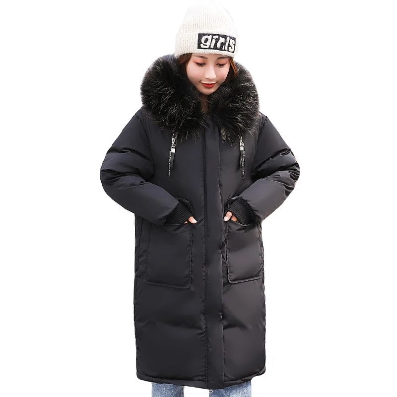 

Winter Jacket Women 2019 High Quality Warm Thicken Female Coat Cotton Padded Long Parka