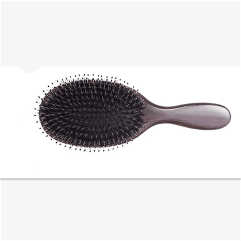 Massagem de Madeira Cerdas de Javali Pente de Madeira Escova de Cabelo Lidar com Brosse Cuidados com o Cabelo Frete Grátis Pente Natural Selvagem Sândalo mc 8 High Quality Beleza e saúde