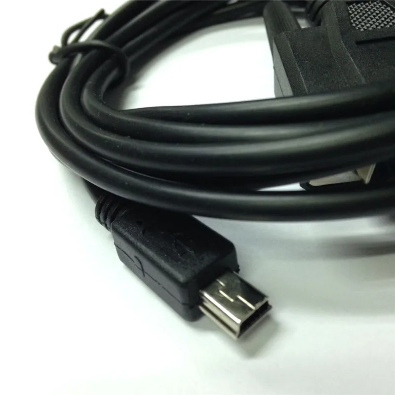 Мини usb папа 5 pin к VGA D SUB 15 Мужской адаптер кабель для мобильного DVD EVD 1