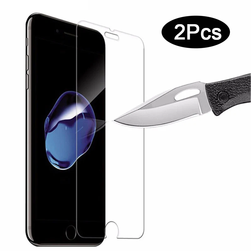 Закаленное стекло для Iphone 6s 6 7 8 S 2 шт.|Защитные стёкла и плёнки| |