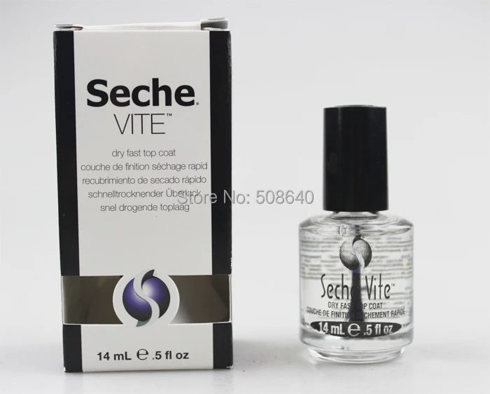 

Seche Vite Dry Fast Top Coat 0.5 fl oz (15 ml) 100% High Quality Original For Nail Art Beauty Care Tool Freeshipping 695