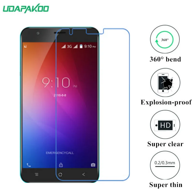 Udapakoo прозрачная защитная пленка из закаленного мягкого стекла для Blackview E7s Nano