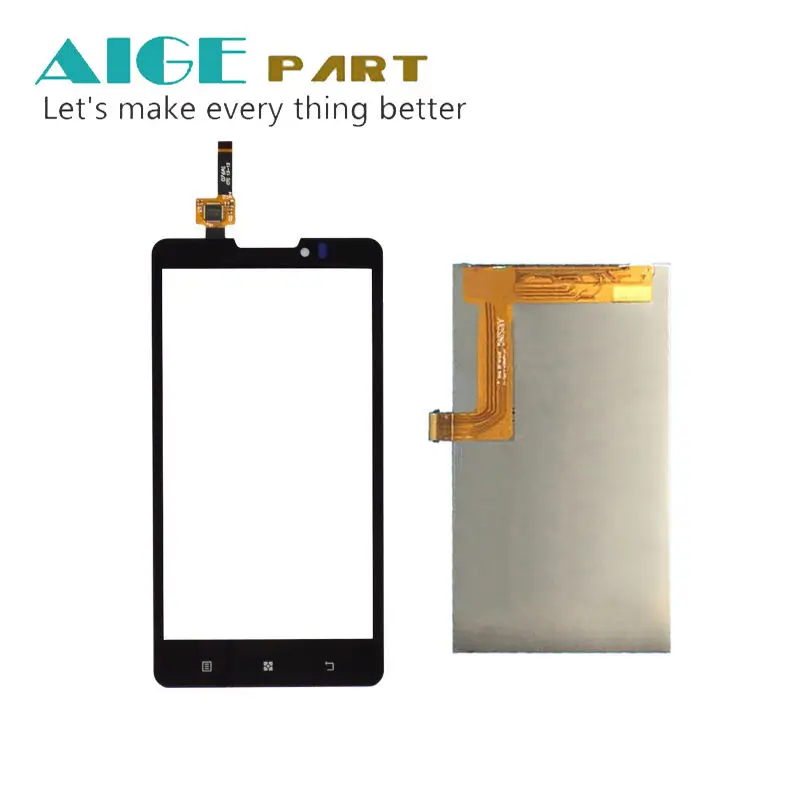 New White Black For Lenovo A2010 a Monitor LCD Display Digitizer Touch Screen Free shipping