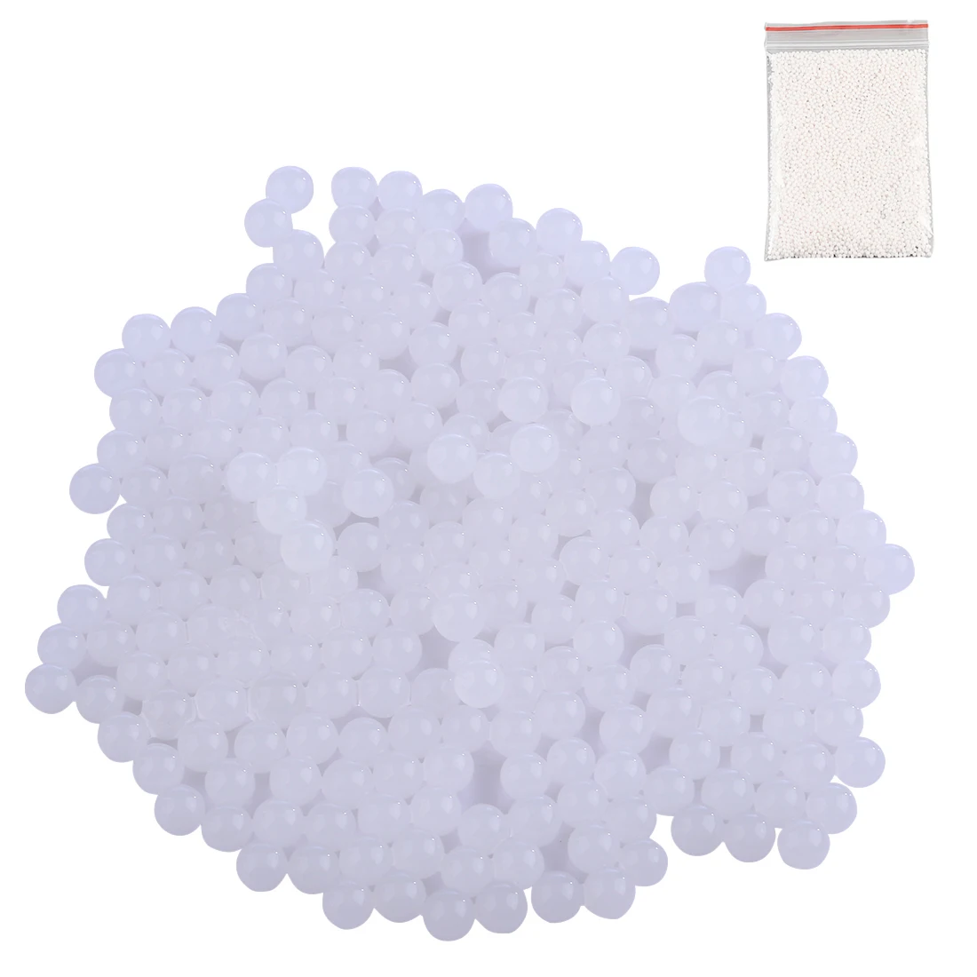 

7mm Water Bullets Beads High Strength Hardened Crystal Bullet Balls(10000 Round) - White