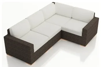 

All Weather Outdoor 4 Piece Patio Rattan Sofa Sectional Set