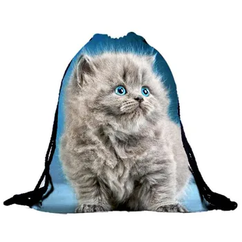 

Unisex 3D Printing Bags Polyester Drawstring Sports School Teenage Backpack Backpacks Large Capacity Below 20 Litre M10 MA12