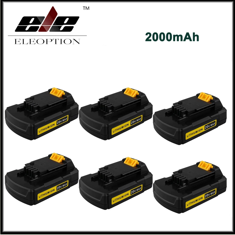 6x High Quality 20V Max 2000mAh Replacement Battery for Stanley font b Power b font font
