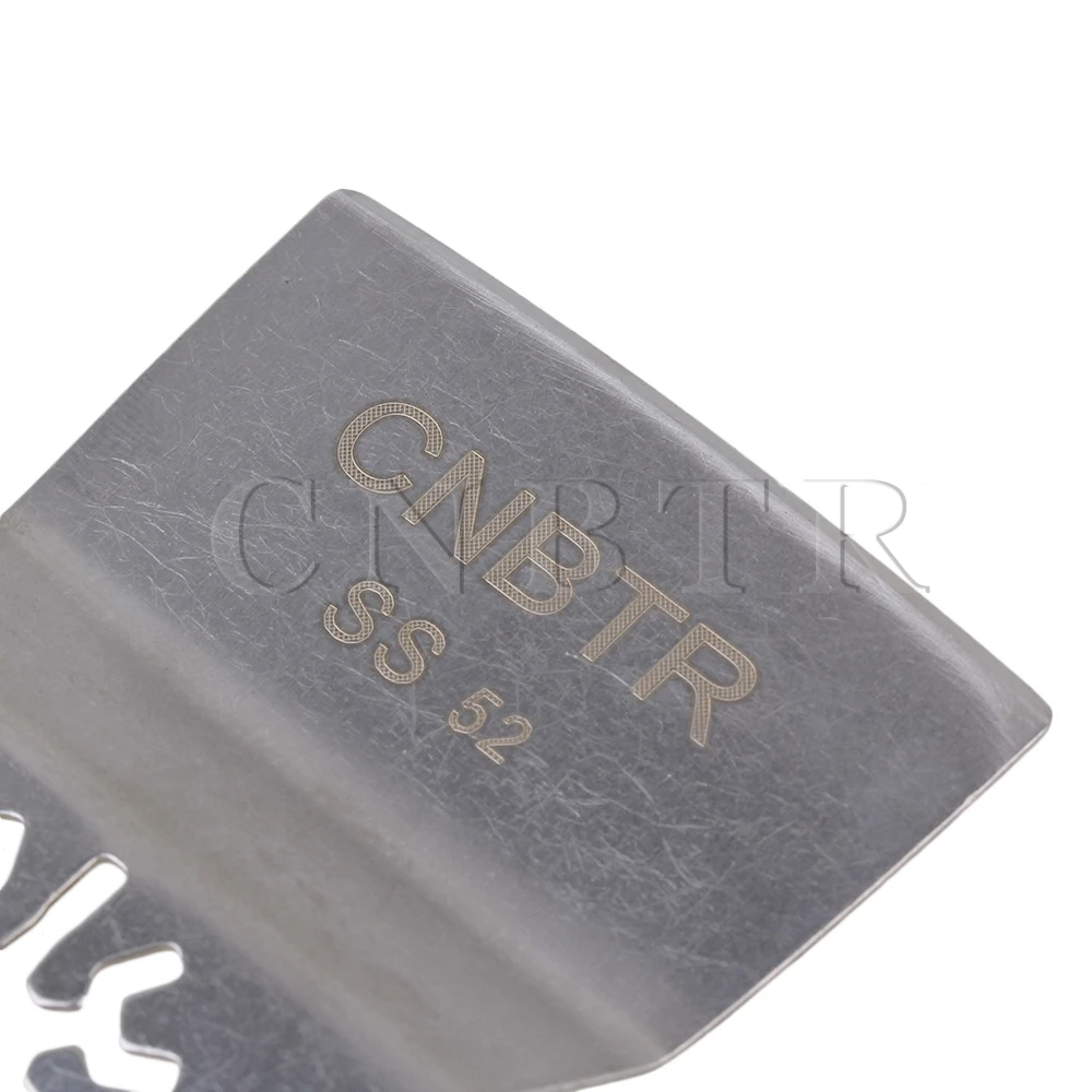CNBTR 5,2 см нержавеющая сталь Универсальный гибкий колеблющийся скребок набор из 10 серебряных