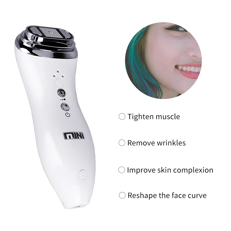Ultrasound Hifu Wrinkle Removal High Intensity Focused Skin Lift Machine Portable Anti Aging RF LED Skin 5