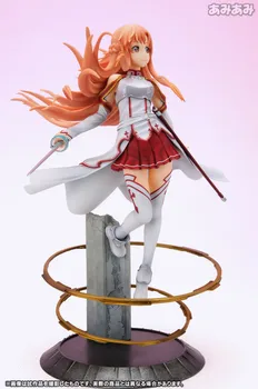 

Japanese Anime Sword Art Online Asuna PVC Action Figure Toy 23cm Cute Aincrad Figure