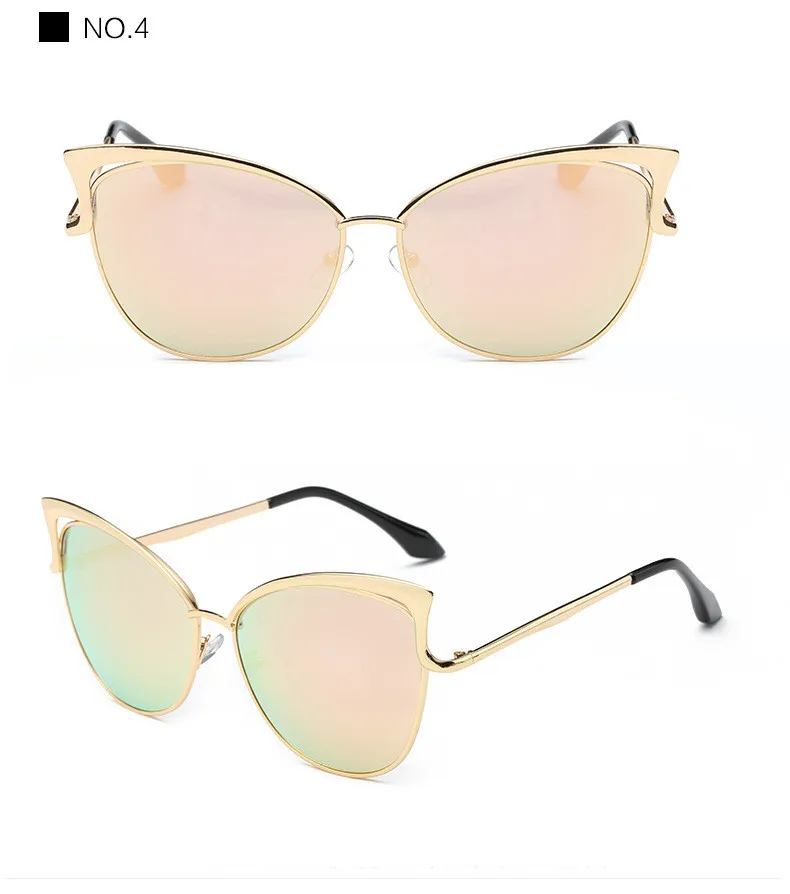Luxury Cat Eye Sunglasses Women Brand Designer Retro Vintage Sun Glasses For Women Female Ladies Sunglass Mirror Lunettes Oculos (15)