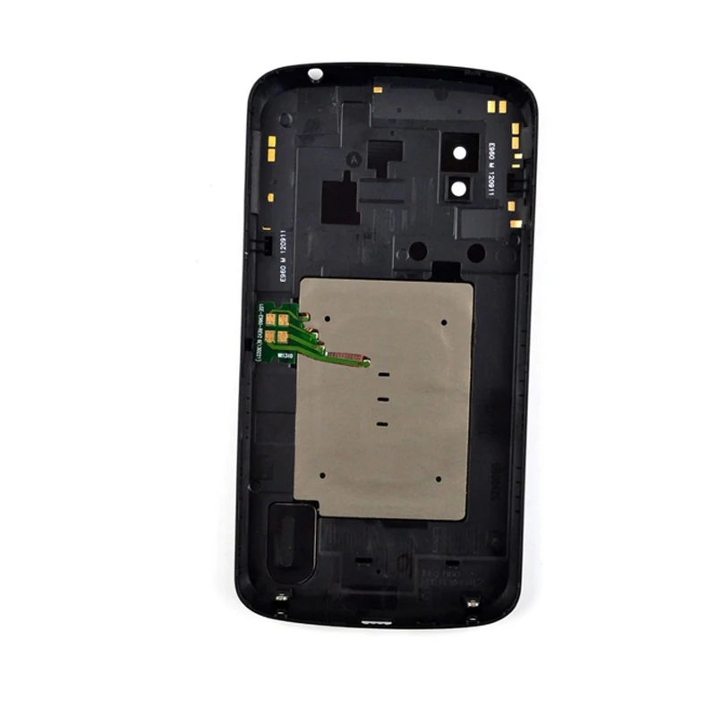 Для LG Google Nexus 4 E960 задняя крышка батарейного отсека чехол задняя крышка батарейного отсека задняя крышка чехол Замена задней двери