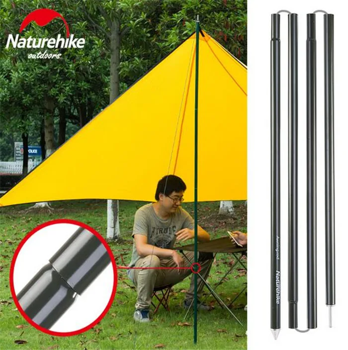 Naturehike Новый крепкий Алюминиевый сплав тент стержень Открытый опорный полюс