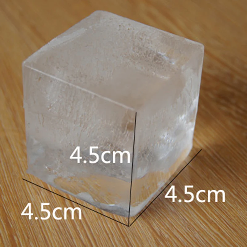 DIY креативный большой Гигантский Большой размер большой кубик льда квадратный лоток плесень ледяной куб кухонные формы аксессуары