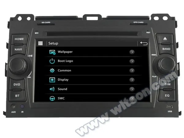 Top WITSON CAR DVD GPS for TOYOTA PRADO 120 with CANBUS New Technology+Capctive Screen+1080P+DSP +WiFi+3G(optional) dvd radio gps 24