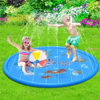 

Baby Inflatable PVC Water Spray Pad Summer Outdoor Sprinkle Splash Water Playmat Pool Beach Water Spray Mat for Children Gift