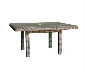 

Sigma new design rattan furniture square dining table for sale