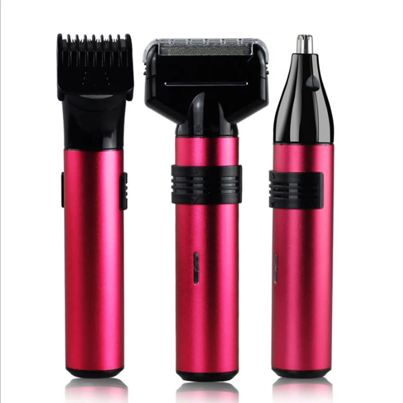 3 In 1 Multifunction Electric Shaver Razor Washable Reciprocating Rechargeable Men's Shaving Machine Hair Clipper Nose Trimmer  (2)