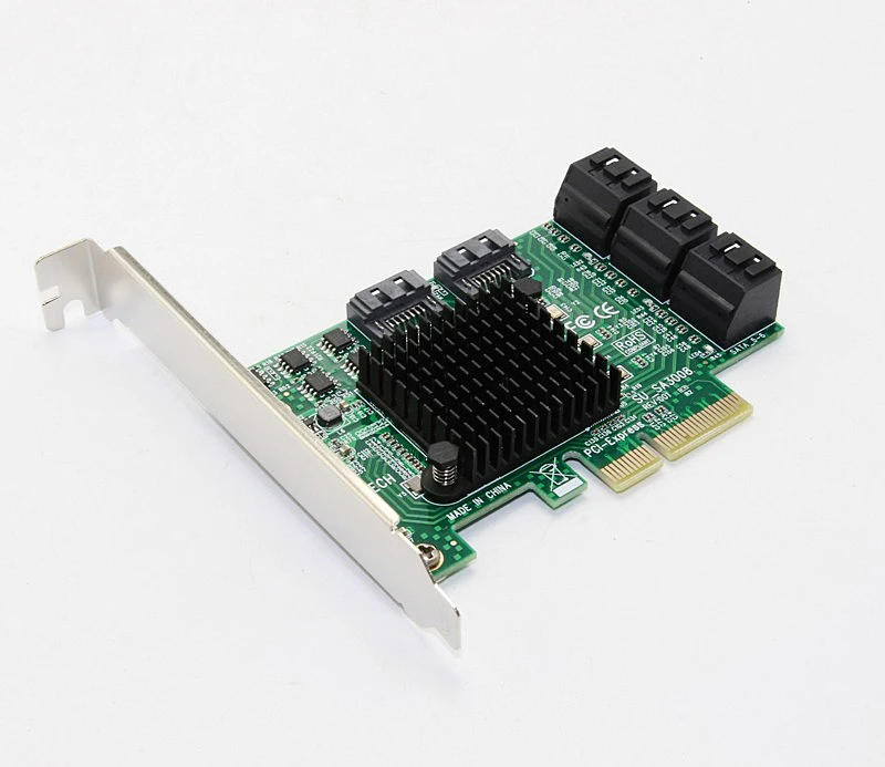 Плата расширения SATA PCI e Express на 3 0 III SSD PCIe 8 портов плата адаптера сбора карт с