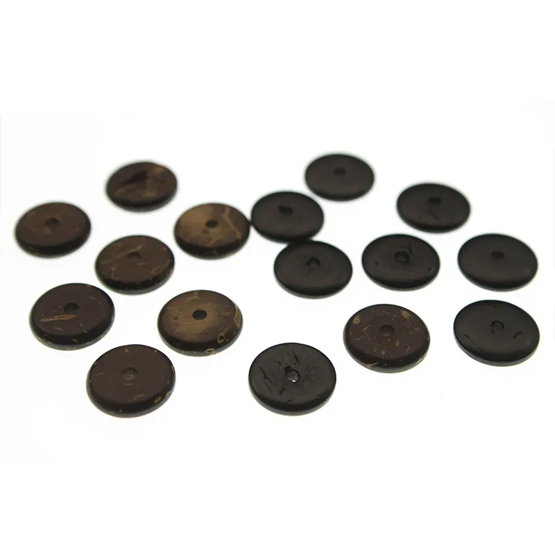 4 6 8 10 12 14 mm Natural Wood Coconut Shell Beads Flat Round Rondelle Spacer Bead For DIY Jewelry Making Findings 100pcs-150pcs Wood Beads Shell Beads Spacer Beads Beads For Jewelry Making