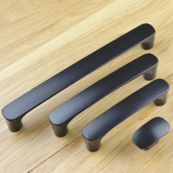 3.75" 5" 7.55'' Matte Black Kitchen Handle Drawer Pulls Handles