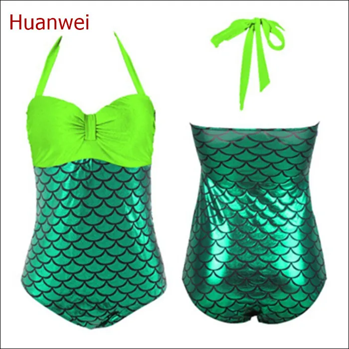Plus size swimwear for women mermaid swimsuit one piece swimwears