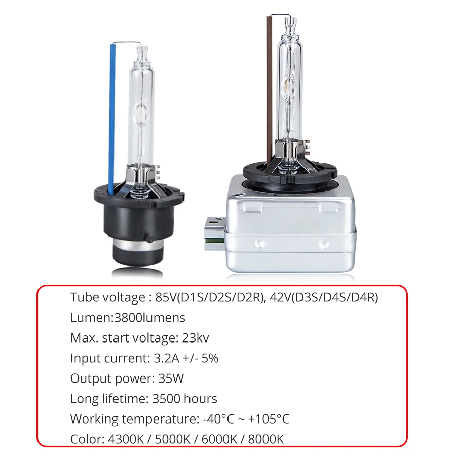 Acoosun автомобильные аксессуары HID Xenón фары D1S D2S D3S D4S D2R D4R Xénon лампы 4300k 5000k 6000k 8000k для автомобильных фар в сборе