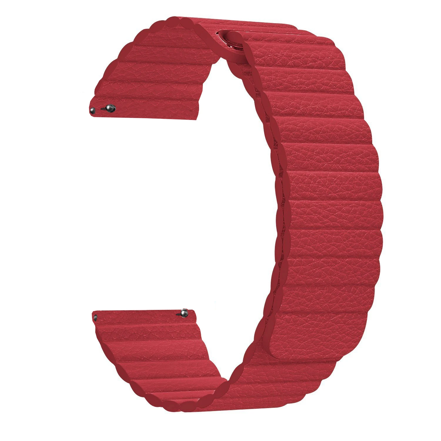 Ремешок из натуральной кожи с магнитной петлей для Garmin Vivoactive 3, умные часы, застежка-Пряжка, браслет, браслет для vivoactive 3 - Цвет ремешка: Красный