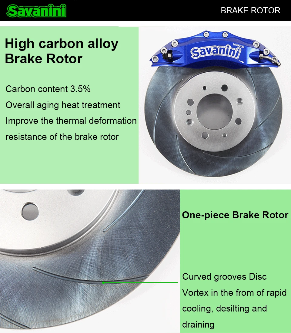 SAVANINI Фирменная S45C большой 4-поршневой тормозной суппорт Набор для Honda Fit GK5 город GM6 Алюминий сплава переднее колесо 282*23 мм