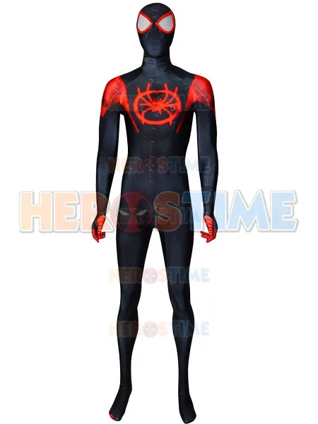 Костюм Человека-паука Miles Morales: костюмы с рисунком Человека-паука Zentai для взрослых/детей/на заказ