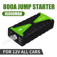 16800mAh Car Jump Starter 800A Portable 12V External Car Battery Vehicle Emergency Battery Booster Multi-function Power Bank 16800mAh Car Jump Starter 800A Portable 12V External Car Battery Vehicle Emergency Battery Booster Multi-function Power Bank